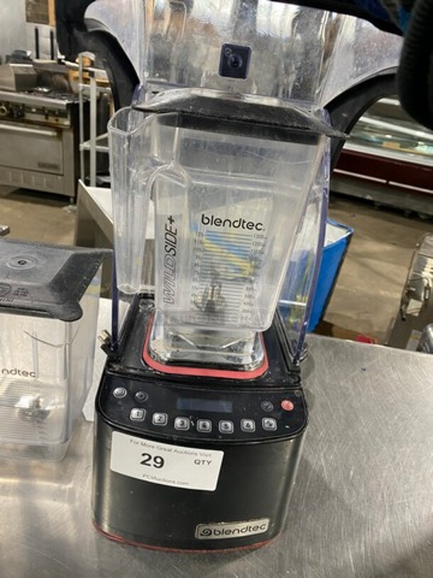 LATE MODEL! 2019 Blendtec Commercial Countertop Stealth Blender! With 2 Pitchers! Model: CQB1 SN: S885C2901121603 100/120V - Image 4 of 8