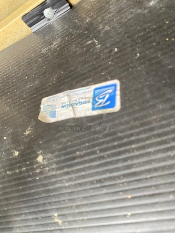 Brigadoon Heavy Duty Metal With Wooden Pattern Finish Dining Chairs! 3x Your Bid! - Image 9 of 9