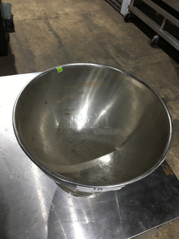 Round Stainless-Steel Bowl! Good For Fruit/Chips/ Candy Or To Display! - Image 2 of 4