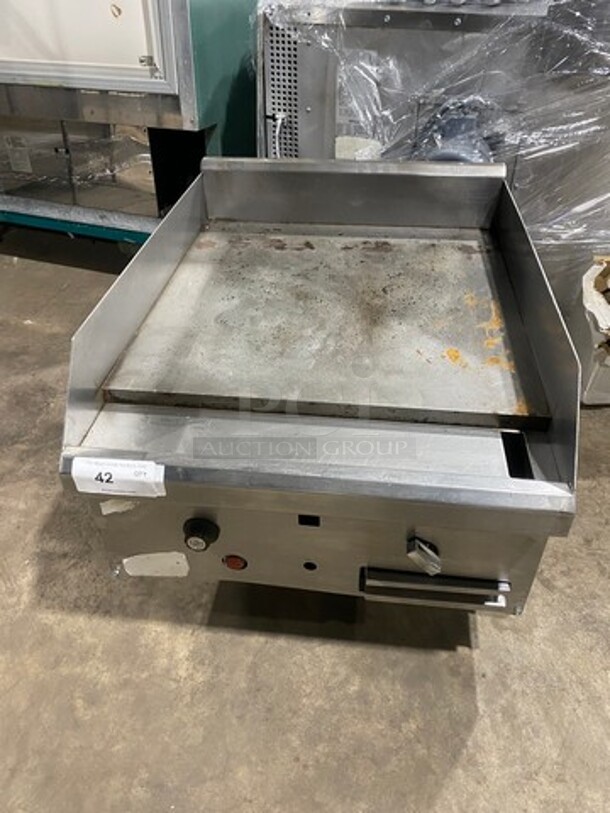 Southbend Commercial Countertop Flat Top Griddle! With Back And Side Splashes! All Stainless Steel!
