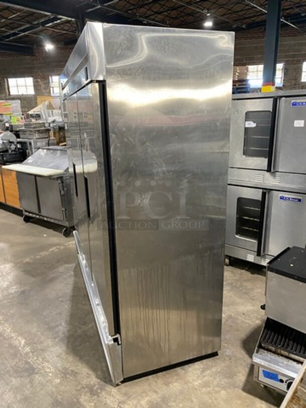 True Commercial 3 Door Reach In Cooler! With Poly Coated Racks! All Stainless Steel! Model: TS72 SN: 12896565 115V 60HZ 1 Phase - Image 3 of 10