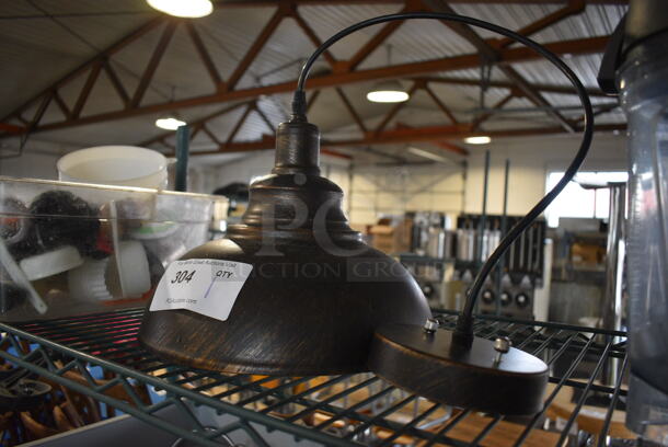 Metal Ceiling Light. 11.5x11.5x9 - Image 1 of 3