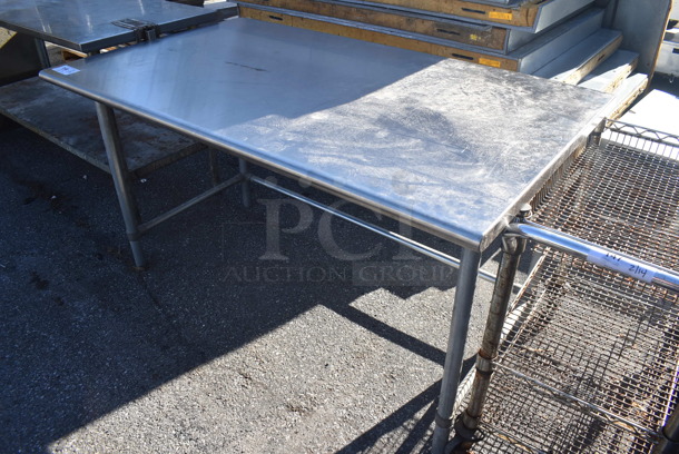 Stainless Steel Table. 60x36x34