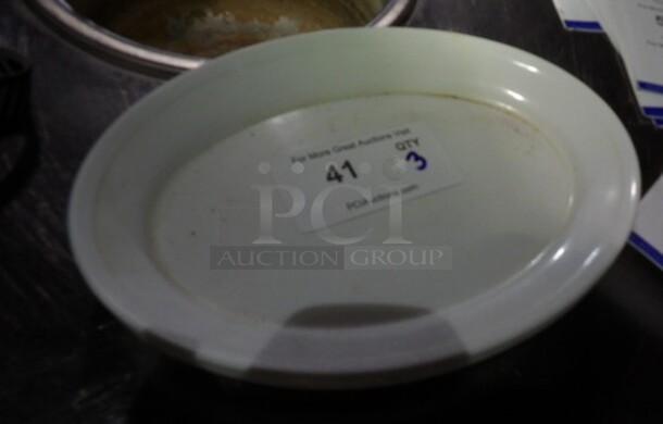 12" Oval Dinner Plates (3). Your Bid X 3 - Image 1 of 1