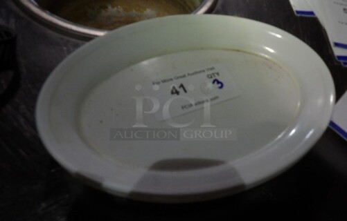 12" Oval Dinner Plates (3). Your Bid X 3