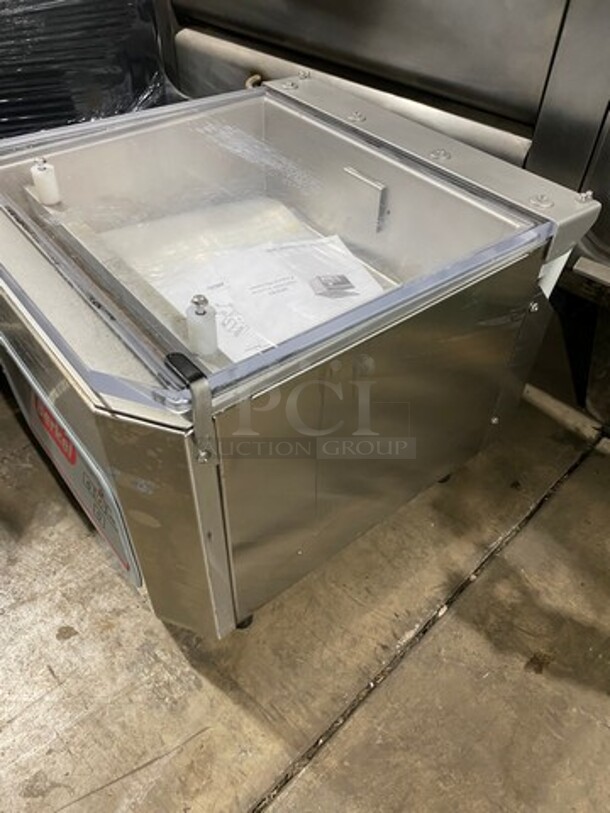 BERKEL Stainless Steel Commercial Countertop Vacuum Sealer! On legs! MODEL 350/350D SN:11973EK1040156 120V/60Hz 1PH - Image 2 of 9