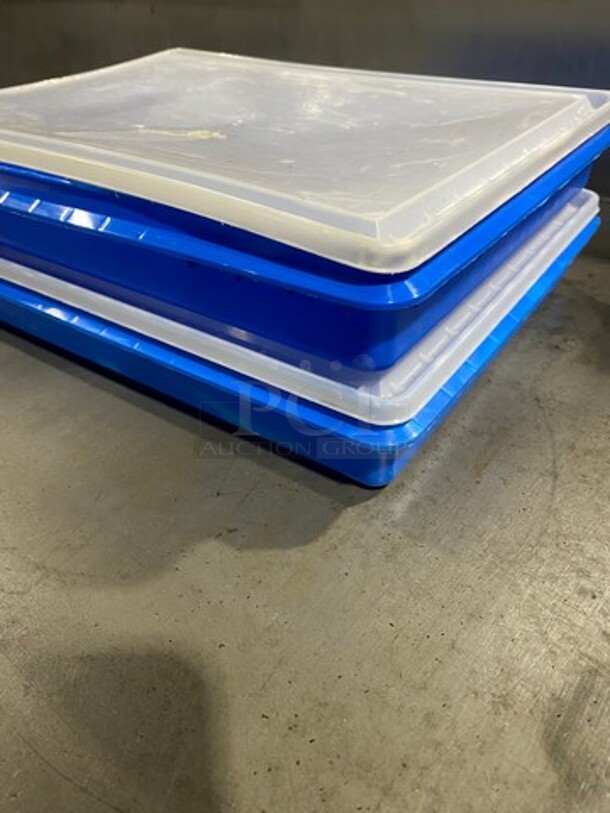 Poly Food Bin With Lid! 2x Your bid! - Image 2 of 6