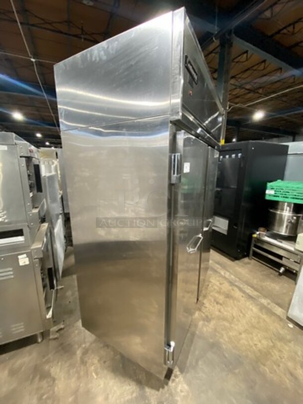Continental Commercial 2 Door Reach In Freezer! Solid Stainless Steel! On Casters! Model: DL2FESS SN: 143B9271 115V 60HZ 1 Phase - Image 2 of 9