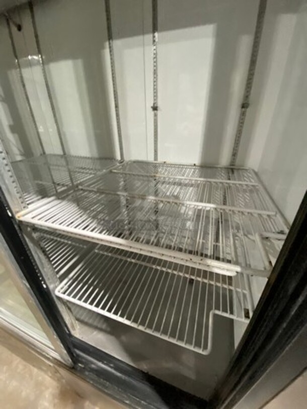Custom Cool Commercial 4 Door Reach In Cooler Merchandiser! With View Through Doors! Poly Coated Racks! Model: LD96 SN: L0398009 115V 60HZ 1 Phase - Image 4 of 6