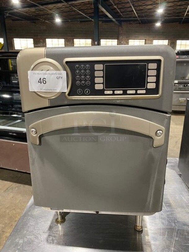 LATE MODEL! 2019 Turbo Chef Commercial Countertop Rapid Cook Oven! On Small Legs! Model: NGO SN: NGOD46889 208/240V 60HZ 1 Phase