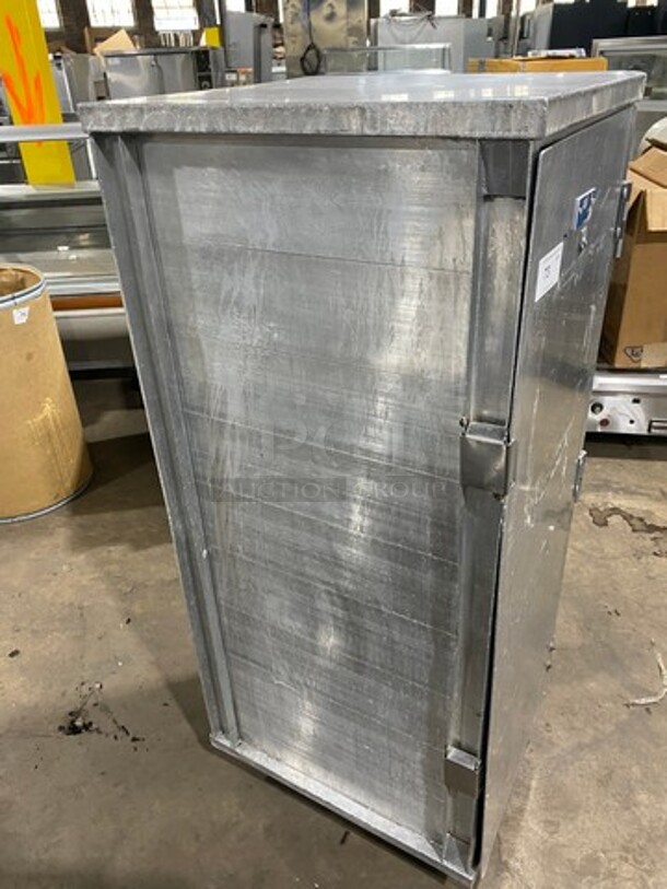 Commercial Single Door Enclosed Pan Rack! Solid Stainless Steel! On Casters! - Image 2 of 6