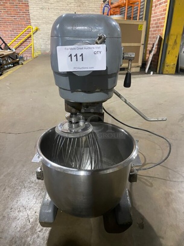 Thunderbird Commercial 20 Quart Planetary Mixer! With Bowl! With Whip Attachment! Model ARM02! 115V 1Phase! - Image 1 of 10