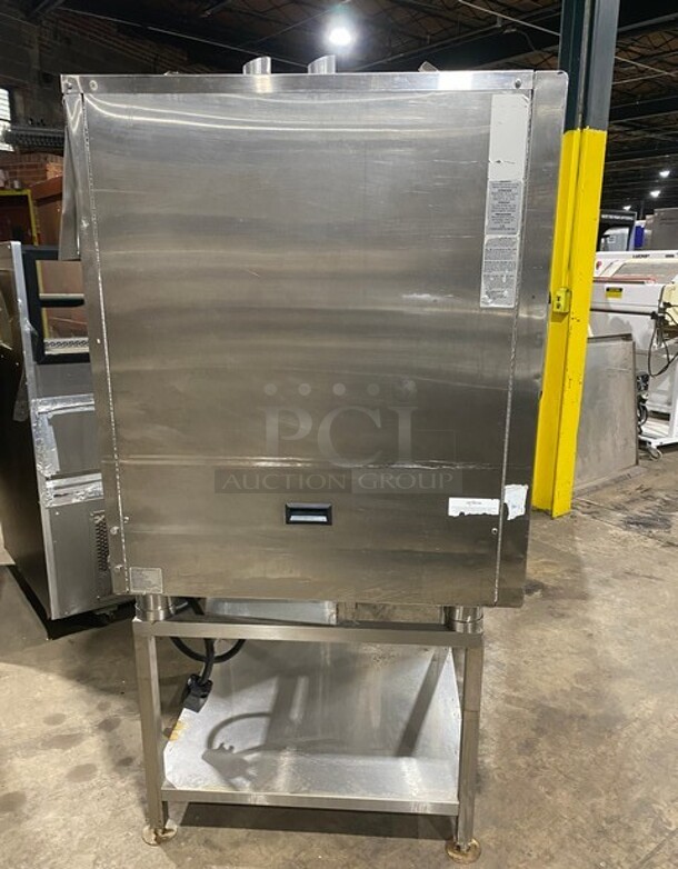 Nice! Alto Shaam Commercial Electric Powered Combitherm Convection Oven! With Underneath Storage Space! All Stainless Steel! On Legs! Working When Removed!  Model: CTP1010E SN: 1631730000 208/240V 60HZ 3 Phase - Image 3 of 10