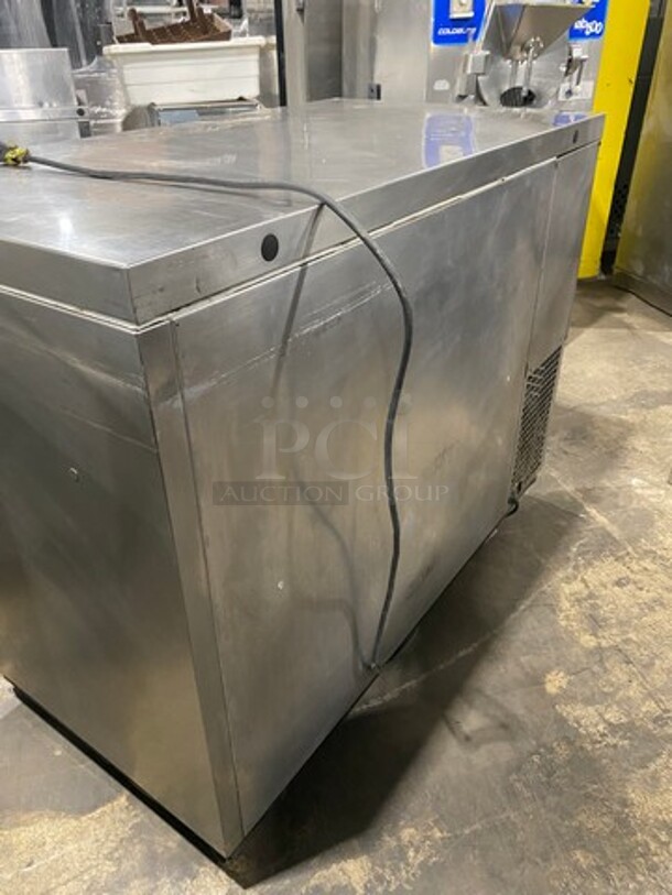 Continental Commercial 2 Door Bar Back Cooler! With Poly Coated Racks! All Stainless Steel! WORKING WHEN REMOVED! Model: BBC50SS SN: 15011797 115V 60HZ 1 Phase - Image 4 of 8