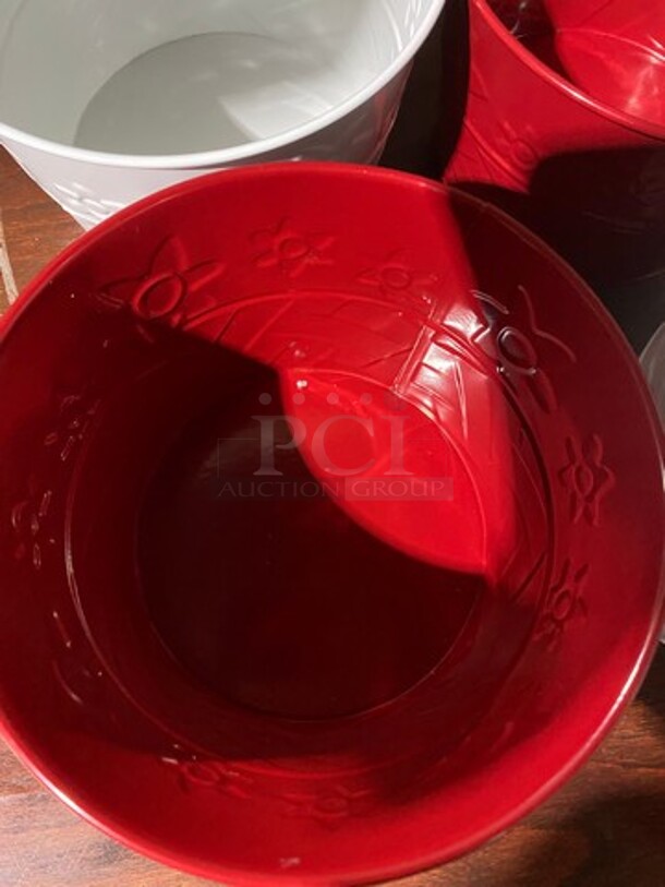 Edible Arrangements Round Metal Multi-Purpose Containers! Good For Decor/ Arrangements! 4x Your Bid! - Image 5 of 6