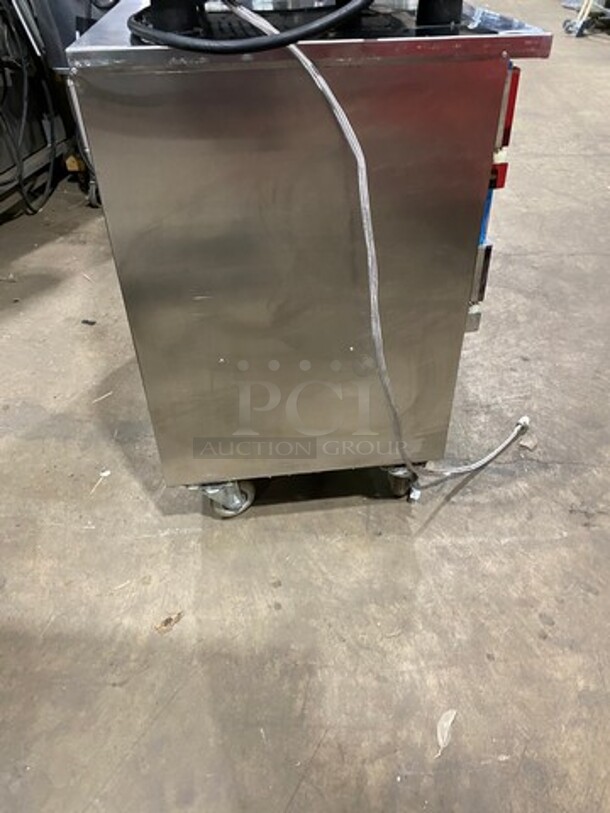 LATE MODEL! 2019 Cool Tech Commercial 2 Door Lowboy/ Worktop Cooler! Stainless Steel! On Casters! Model: CUST36LB SN: 025619 120V 60HZ 1 Phase - Image 2 of 8