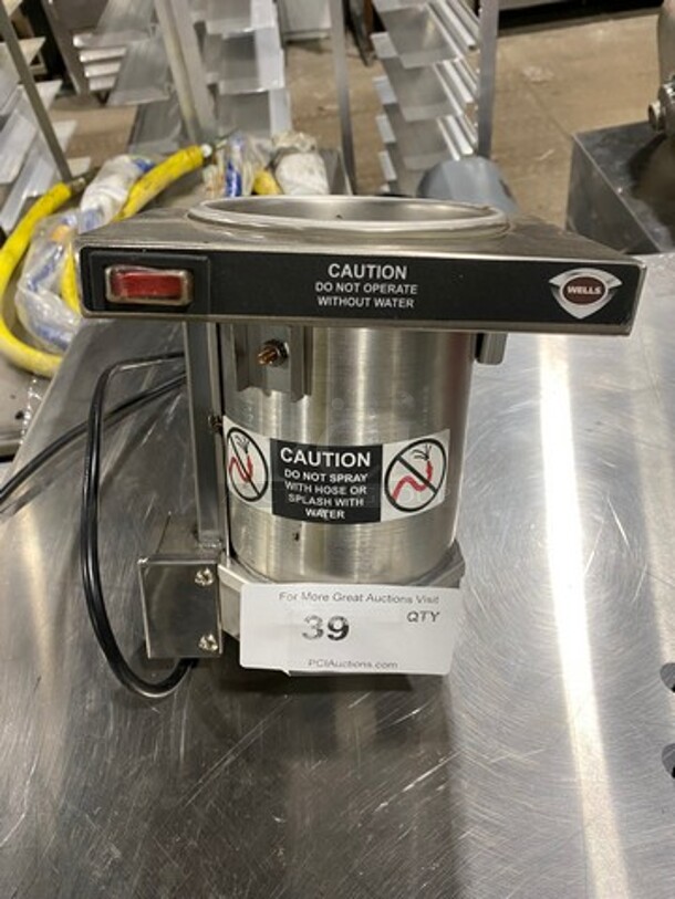 Wells Commercial Water Saver Heated Disher Well! Model: HDW2 SN: HDW20317A0010 120V - Image 1 of 6