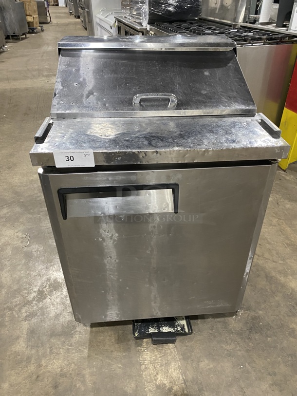TURBOAIR Stainless Steel Commercial Sandwich Salad/Prep Table! On Casters! Model MST-28 115V/60Hz - Image 1 of 9