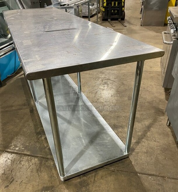 Stainless Steel Worktable With Undershelf! - Image 3 of 7