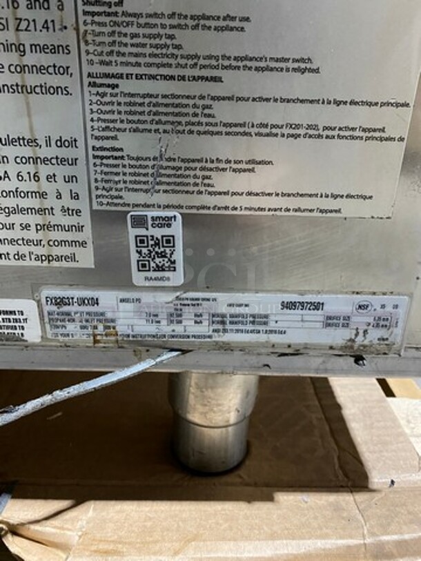 Angelo Po Commercial Combi Convection Oven! With Digital Controls! With View Through Door! All Stainless Steel! Model: FX82G3TUKX04 SN: 94097972501 - Image 10 of 11