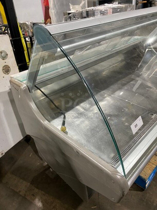 COOL! Arneg Commercial Refrigerated Deli/ Meat Display Case Merchandiser! With Commercial Cutting Board! With Curved Front Glass! With Rear Access Doors! - Image 3 of 9
