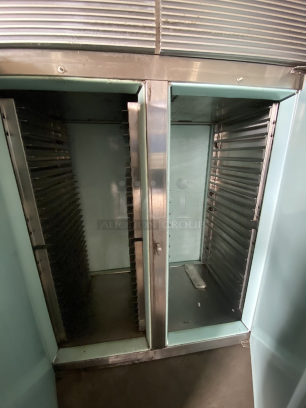  Victory All Stainless Steel Commercial 3 Door Reach In Double Sided Dough Retarder Refrigerator! With Built In Pan Rack!   - Image 5 of 11