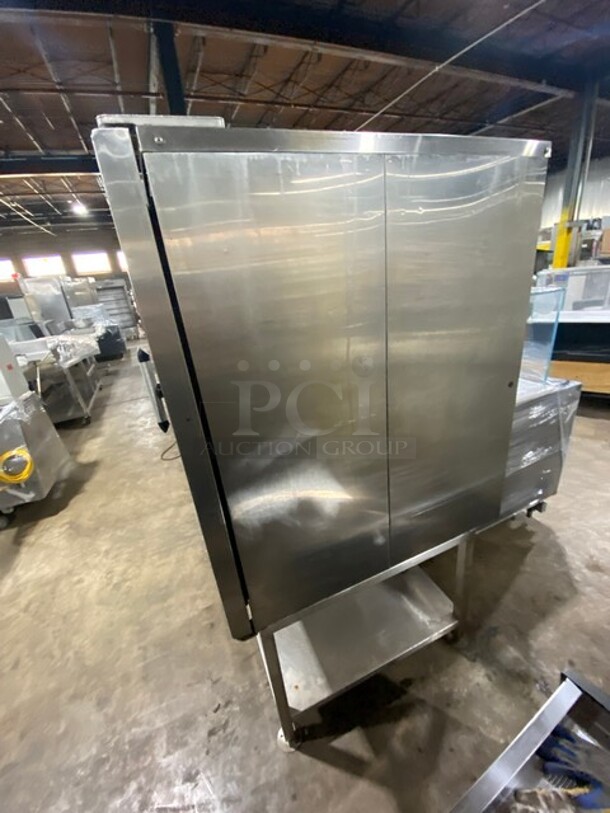 Nice! Late Model Alto Shaam! Stainless Steel Commercial Electric Powered Combi Convection Oven! 208/240 Volts! 3 Phase! Model: CTP10-10E  - Image 3 of 11