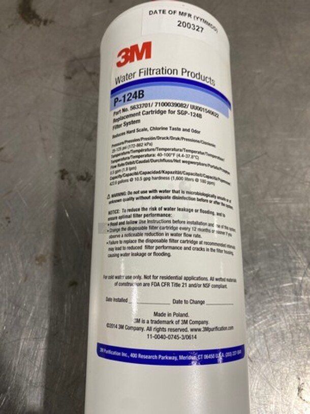NEW! IN THE BOX! Water Filtration Replacement Cartridge! - Image 3 of 4