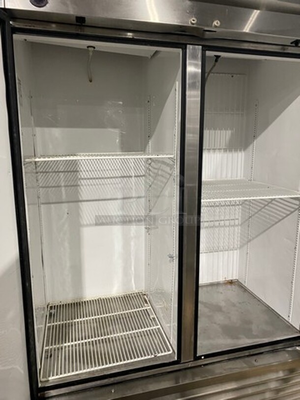 True Commercial 2 Door Half Cooler Half Freezer Combo Unit! With Poly Coated Racks! All Stainless Steel! On Casters! Model: T49DT SN: 6899821 115V 60HZ 1 Phase - Image 5 of 10