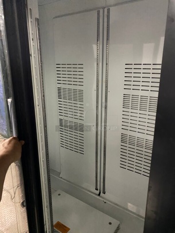 Frigoglass Commercial 2 Door Reach In Cooler Merchandiser! With View Through Doors! On Casters! Model: MC1300SV2 SN: 4712S66152 120V 60HZ 1 Phase - Image 6 of 11