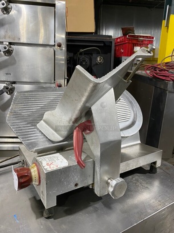 Fleetwood Commercial Countertop Deli/ Meat Slicer! All Stainless Steel! Model: 312E SN: 312CO36605 115V 60HZ 1 Phase - Image 2 of 7