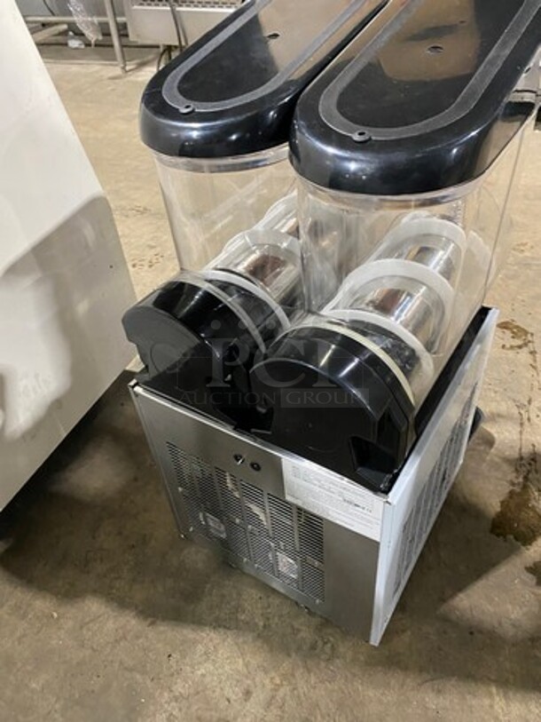 Vevor Commercial Countertop 2 Flavor Slushie/ Frozen Beverage Dispenser! Model: SC2 SN: 21043695 110V - Image 4 of 11