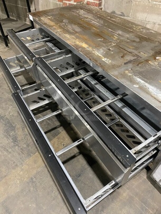 Silver King Commercial Refrigerated Chef Base! With 4 Drawers! All Stainless Steel! Model SKRCB97H Serial SBDH151473A! 115V! On Commercial Casters!
 - Image 7 of 12