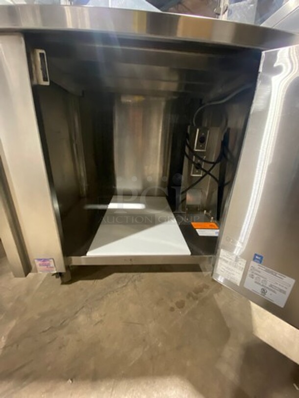 American Food Service Custom Made Commercial Mobile Cooking Counter! With Front Sneeze Guard! All Stainless Steel! On Casters! Model: AFCEO2JB1 SN: AFCWEGMANS413 120V - Image 5 of 8