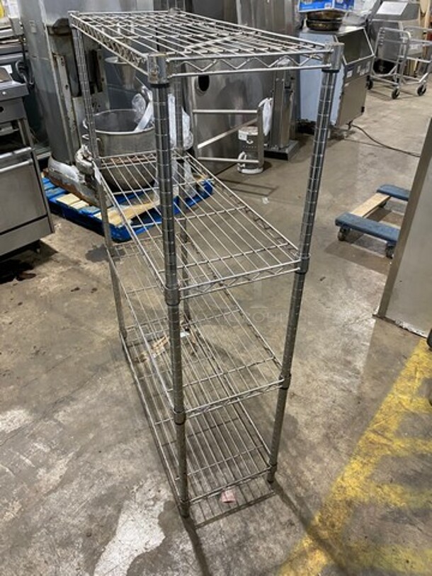 Polished Chrome 4 Tier Metro Storage Rack!  - Image 2 of 4