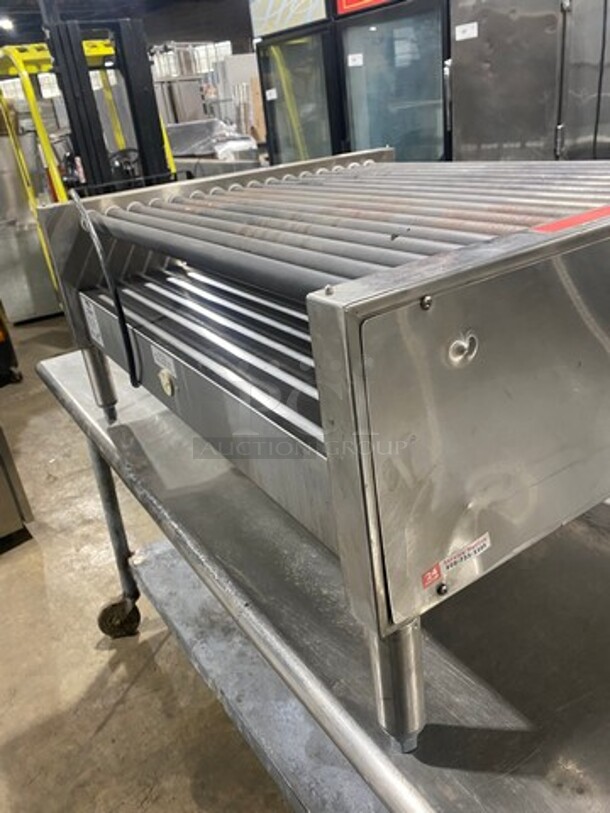 APW Wyott Commercial Countertop Hot Dog Roller Grill! All Stainless Steel! On Legs! Model: HRS755T SN: 022441105049 208/240V 60HZ 1 Phase - Image 3 of 11