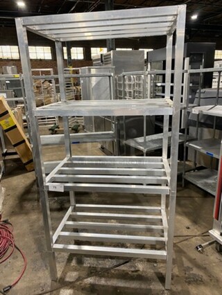 SPG Commercial 4 Tier Aluminum Shelving Unit! Model: 4H0578