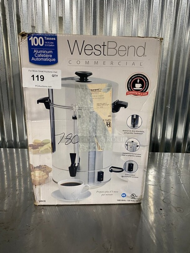 West Bend! Commerical Hot Water Dispenser! - Image 1 of 11