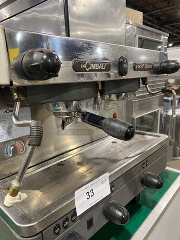 La Cimbali Commercial Countertop Espresso Machine! Stainless Steel Body! On Small Legs! Model: M29STARTC/2-NF 208/240V 60HZ 1 Phase - Image 6 of 10