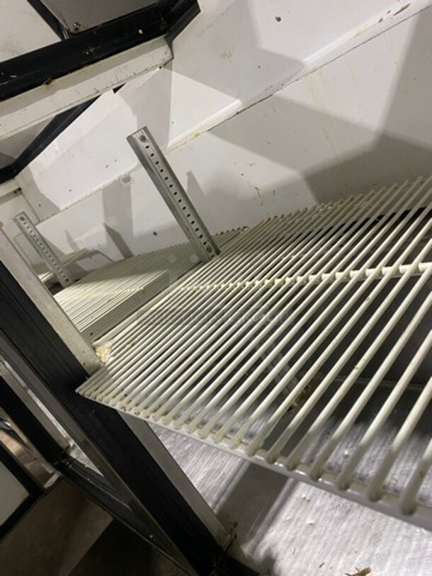 True Commercial Refrigerated Sandwich Prep Table! With Commercial Cutting Board! With 3 Door Storage Space Underneath! Poly Coated Racks! All Stainless Steel! On Casters! Model: TSSU7230MBST SN: 14451332 115V 60HZ 1 Phase - Image 6 of 9
