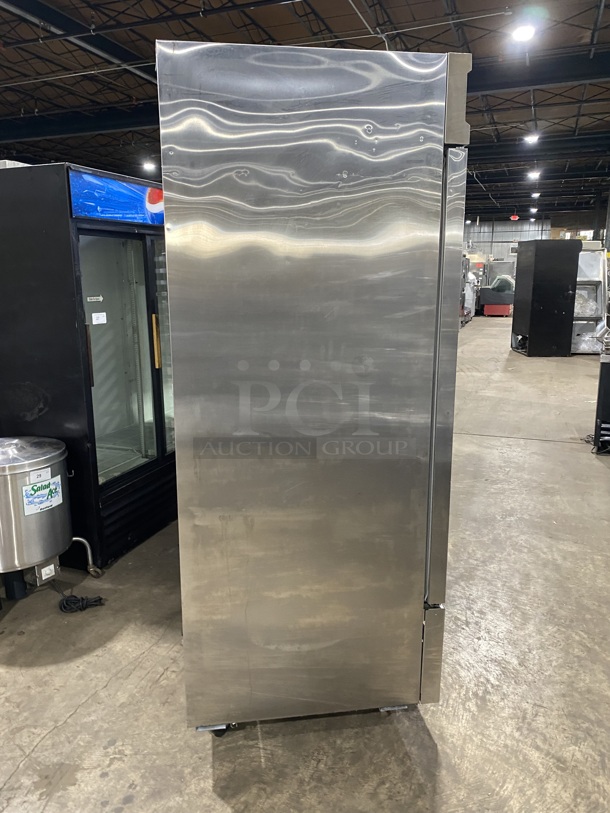 INDUSTRY Commercial 3 Door Reach In Freezer!  All Stainless Steel! On Casters! Model CFD-3FF-HC  - Image 2 of 8