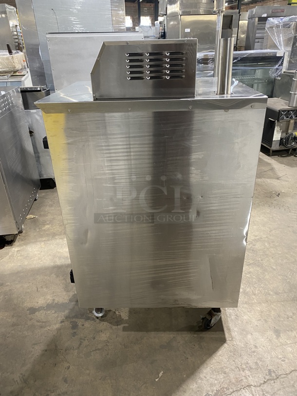 Amazing! Southern Pride SC-200 Stainless Steel Commercial Electric Powered Portable Smoker on Commercial Casters.SN:8364 208V 1PH! Working When Removed!  - Image 3 of 8