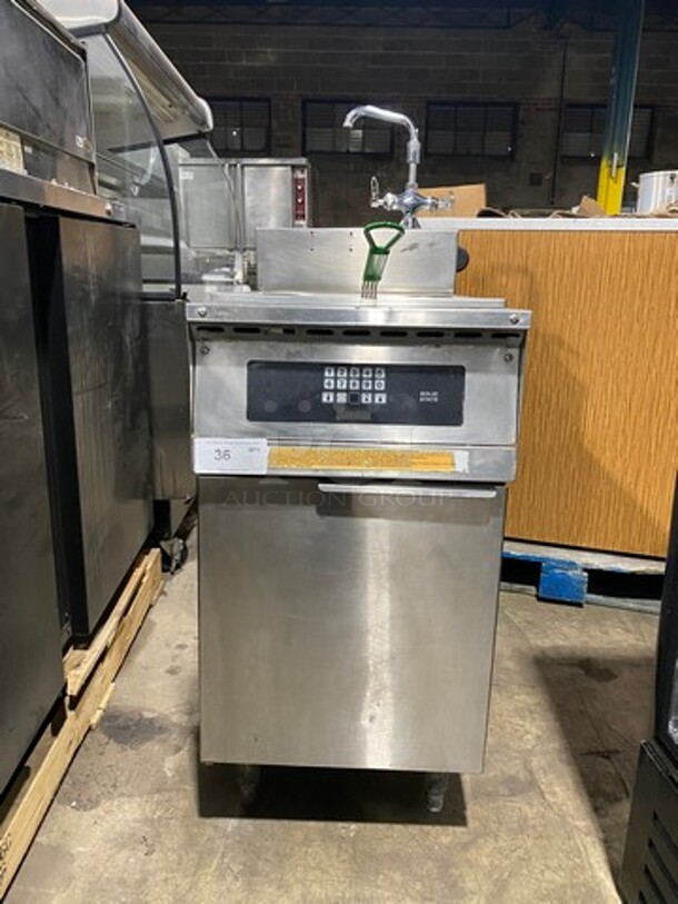 Frymaster Commercial Electric Powered Pasta Cooker! With Pasta Basket! All Stainless Steel! On Legs! WORKING WHEN REMOVED! Model: 8BCSD SN: 0706KN0010 208V 1 Phase