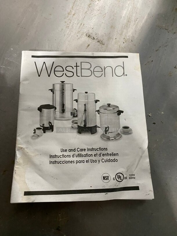 West Bend! Commerical Hot Water Dispenser! - Image 10 of 11