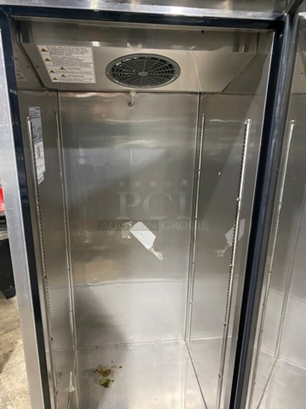 Turbo Air Commercial Single Door Reach In Freezer! All Stainless Steel! On Casters! Model: M3F241N 115V 60HZ 1 Phase - Image 5 of 8