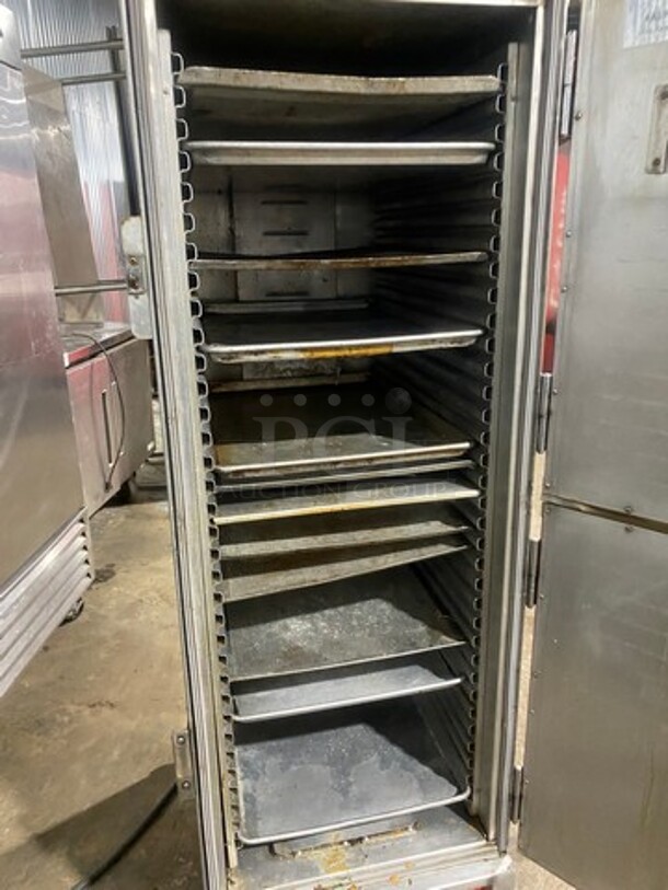 Cres Cor Commercial Insulated Warming/Proofing Cabinet! With 2 Half Doors! Holds Full Size Trays! All Stainless Steel! On Casters! - Image 5 of 7