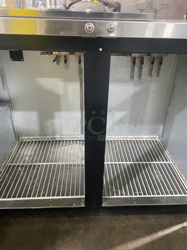 Everest Commercial Refrigerated Single Tap Kegerator! With Beer Tower! With 2 Door Underneath Storage Space! Model: EBB59 SN: BBB5914020021 115V 1 Phase - Image 7 of 10