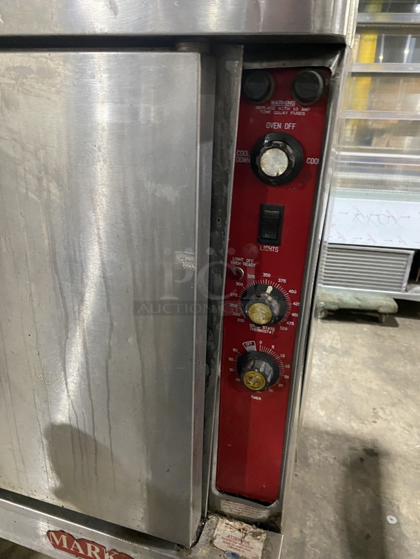 BLODGETT MARK V Commercial Electric  Convection Oven W/ Metal Racks! All Stainless Steel! On Legs! 208V 3 Phase! - Image 6 of 7