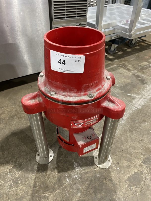 Red Goat Disposers Metal Commercial Dual Rotation Garbage Disposal! Model M6T17FC81K! 230V 3Phase! - Image 1 of 6