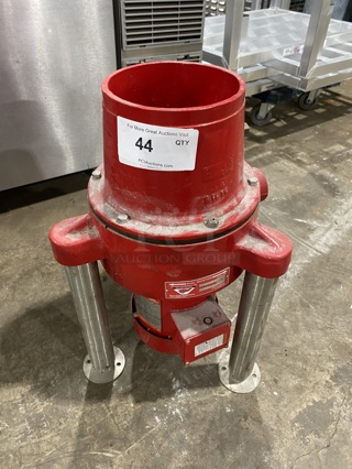 Red Goat Disposers Metal Commercial Dual Rotation Garbage Disposal! Model M6T17FC81K! 230V 3Phase!